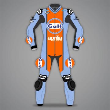 aprilia racing leather suit