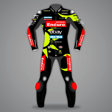 Marco Bezzecchi Black Bike Leathers British GP 2024