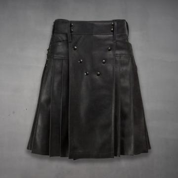 Mens Leather Kilt