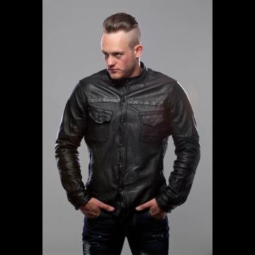 Black Leather Shirt
