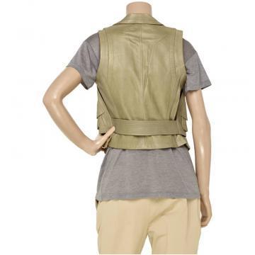 Fashion Leather Vest Coat