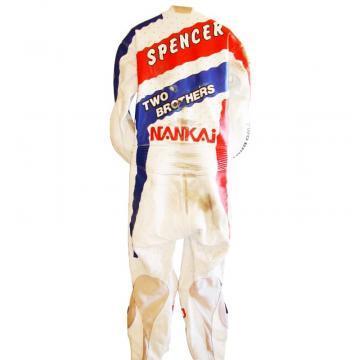 Freddie Spencer Honda One Piece Leather Motorcycle Suit