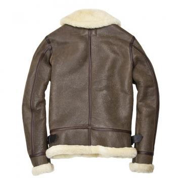 Mens Bomber Jacket With Fur Collar