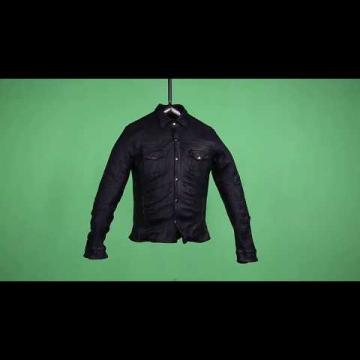 Black Leather Button Up Shirt