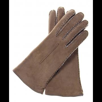 Ladies' Suede Lamb Shearling Gloves