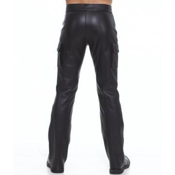 Leather Boston Fashion Pants Men