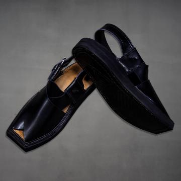 Black Kaptaan Chappal