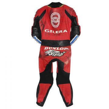 Manuel Poggiali Gilera Two-Piece Motorcycle Leathers GP 2001