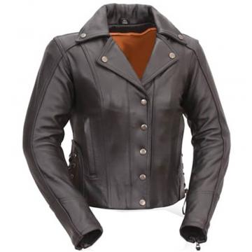 Modern Women's Biker Jacket Leather