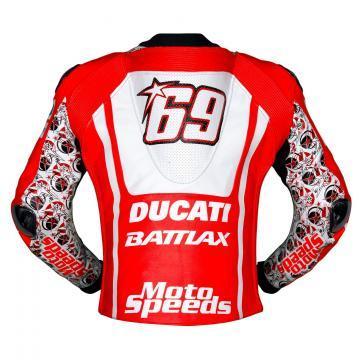 Nicky Hayden Ducati Jacket Leather MotoGP 2013