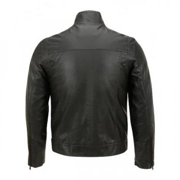 Fashion Men's Biker Jacket Leather