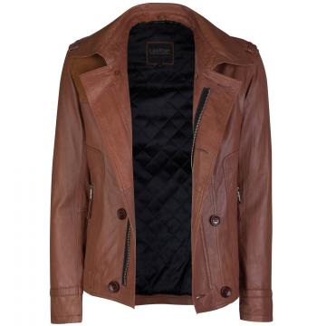 Brown Unique Leather Jacket
