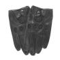 Black Leather Driving Gloves Mens