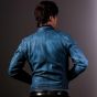 Leather Blue Jacket