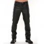 Leather Jeans Men