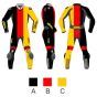 Two Piece Racing Leathers Front, Side & Back Views
