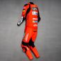 Full Leather Bike Suit Ducati Jack Miller MotoGP 2021 left back view