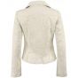 White Leather Jacket Womens