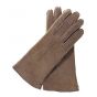 Suede Shearling Gloves
