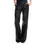 Leather Bell Bottom Pants