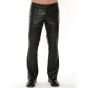 Mens Black Leather Pants