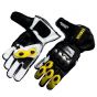 Yellow Biker Gloves