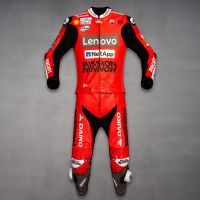 Andrea Dovizioso Ducati Racing Leathers MotoGP 2020 front view