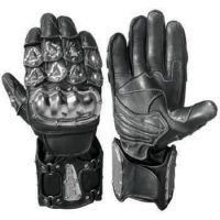black motorcycle gloves