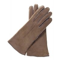 suede shearling gloves