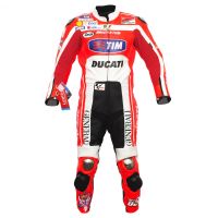 full leather motorbike race suit