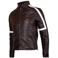 Tom Cruise War Of The World Leather Jacket front view