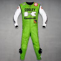 kawasaki leathers 2 piece